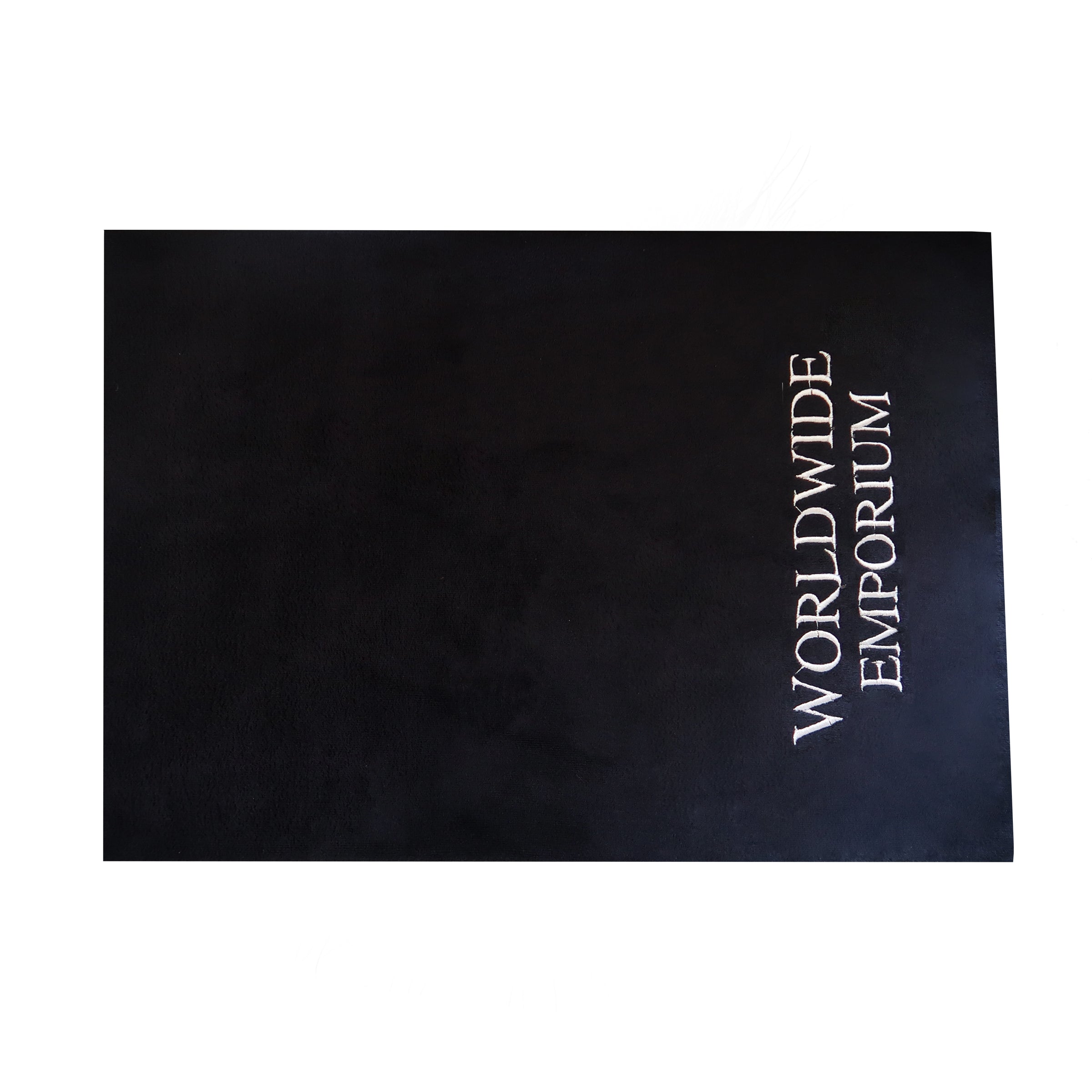 Worldwide Emporium Black Gym Towel