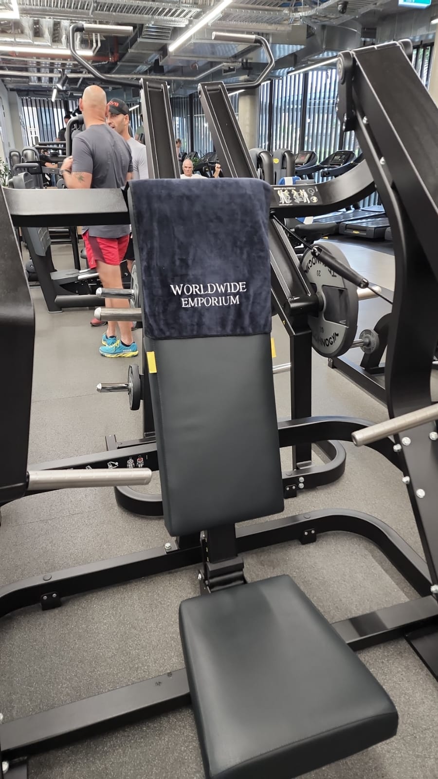 Worldwide Emporium Black Gym Towel