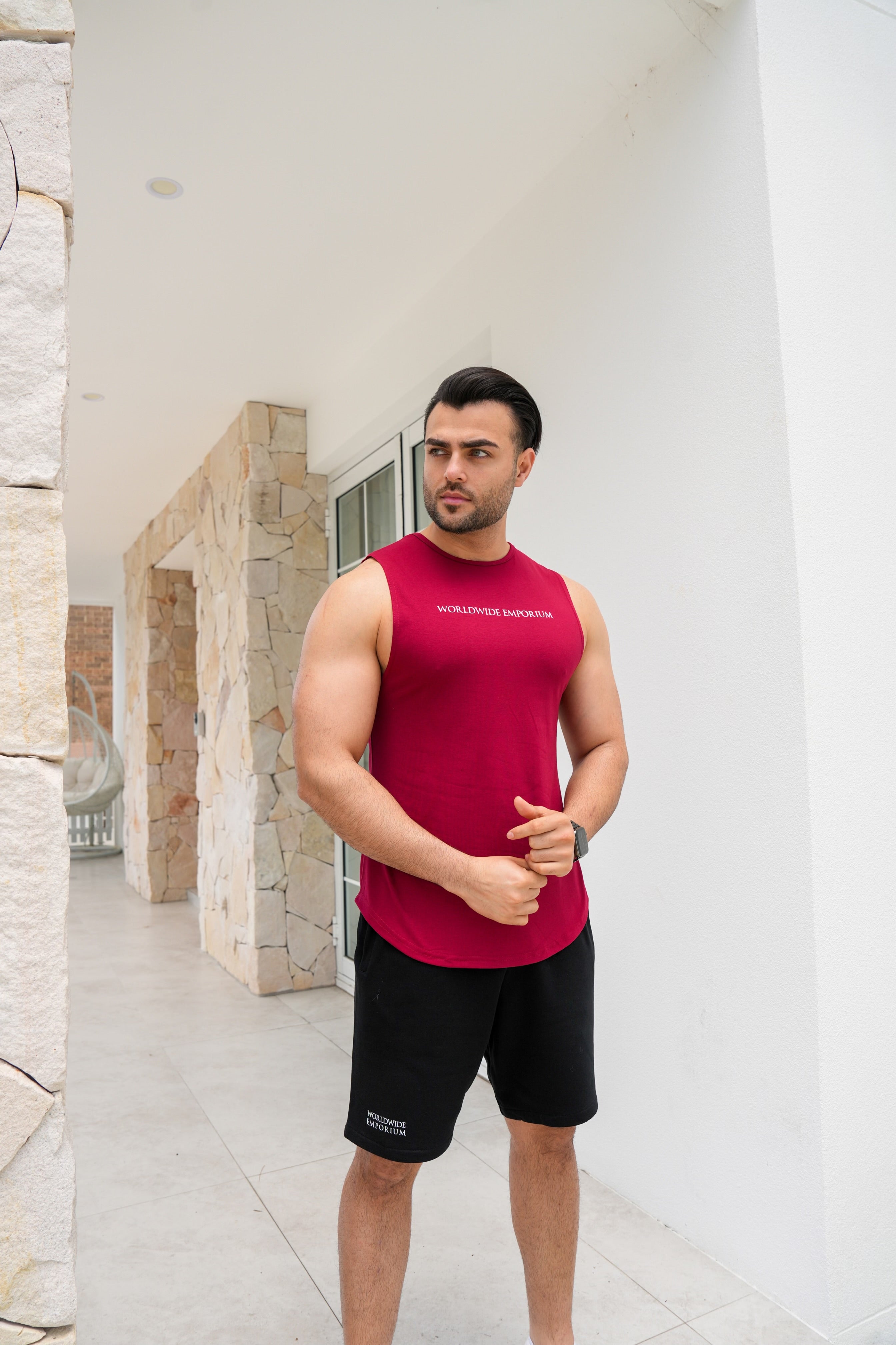 Burgundy Tank Top