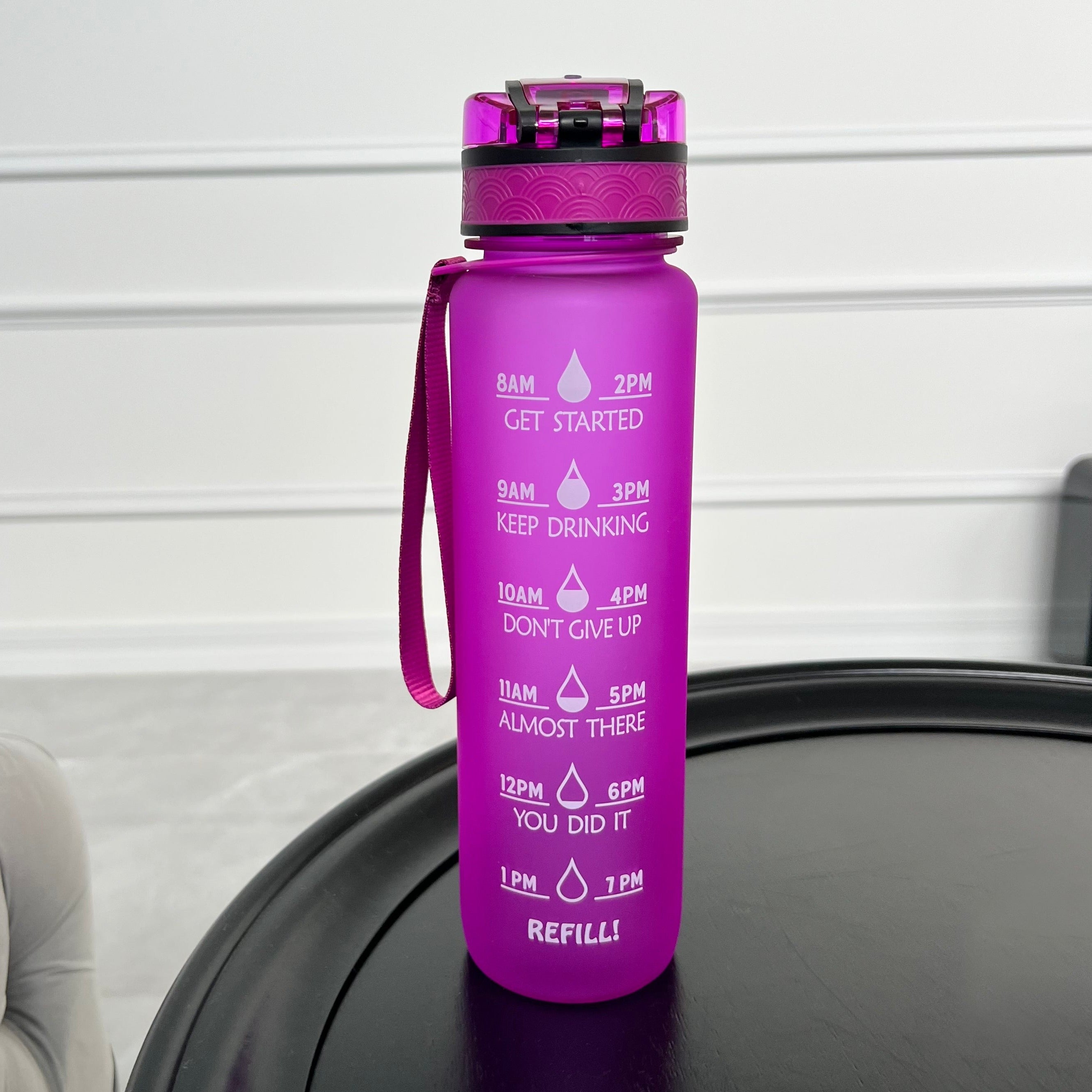 Purple Refill Water Bottle
