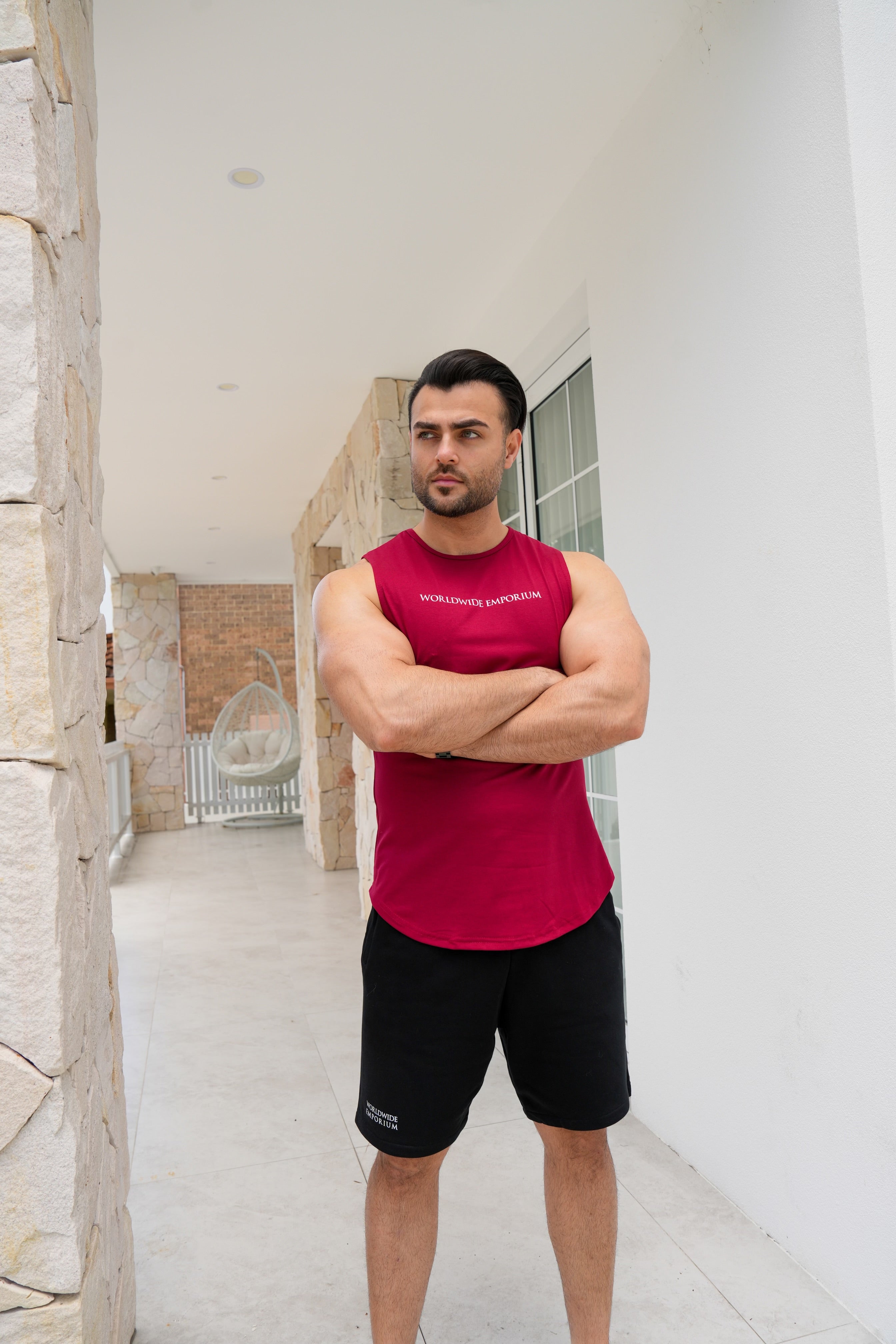 Burgundy Tank Top
