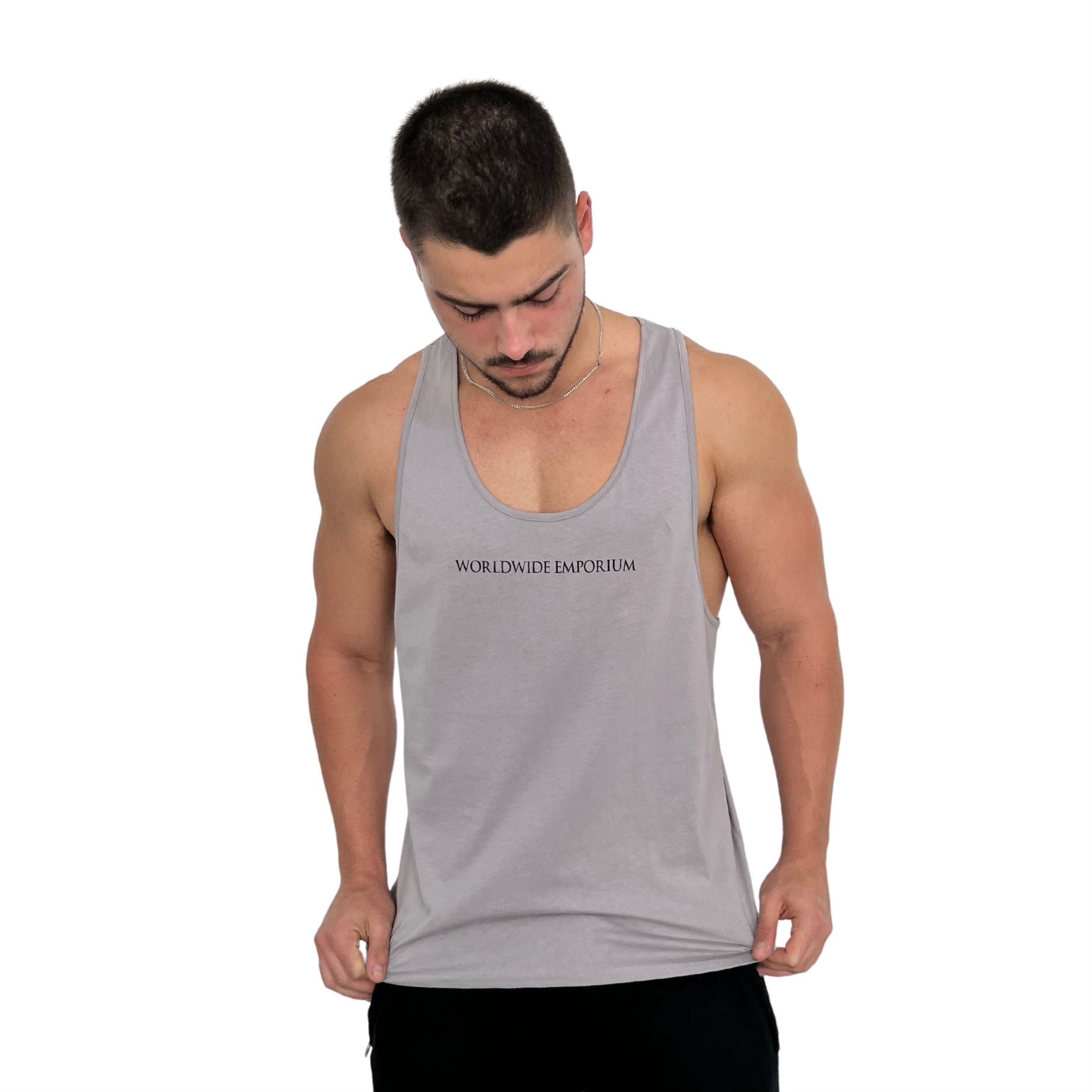 Men’s grey singlet