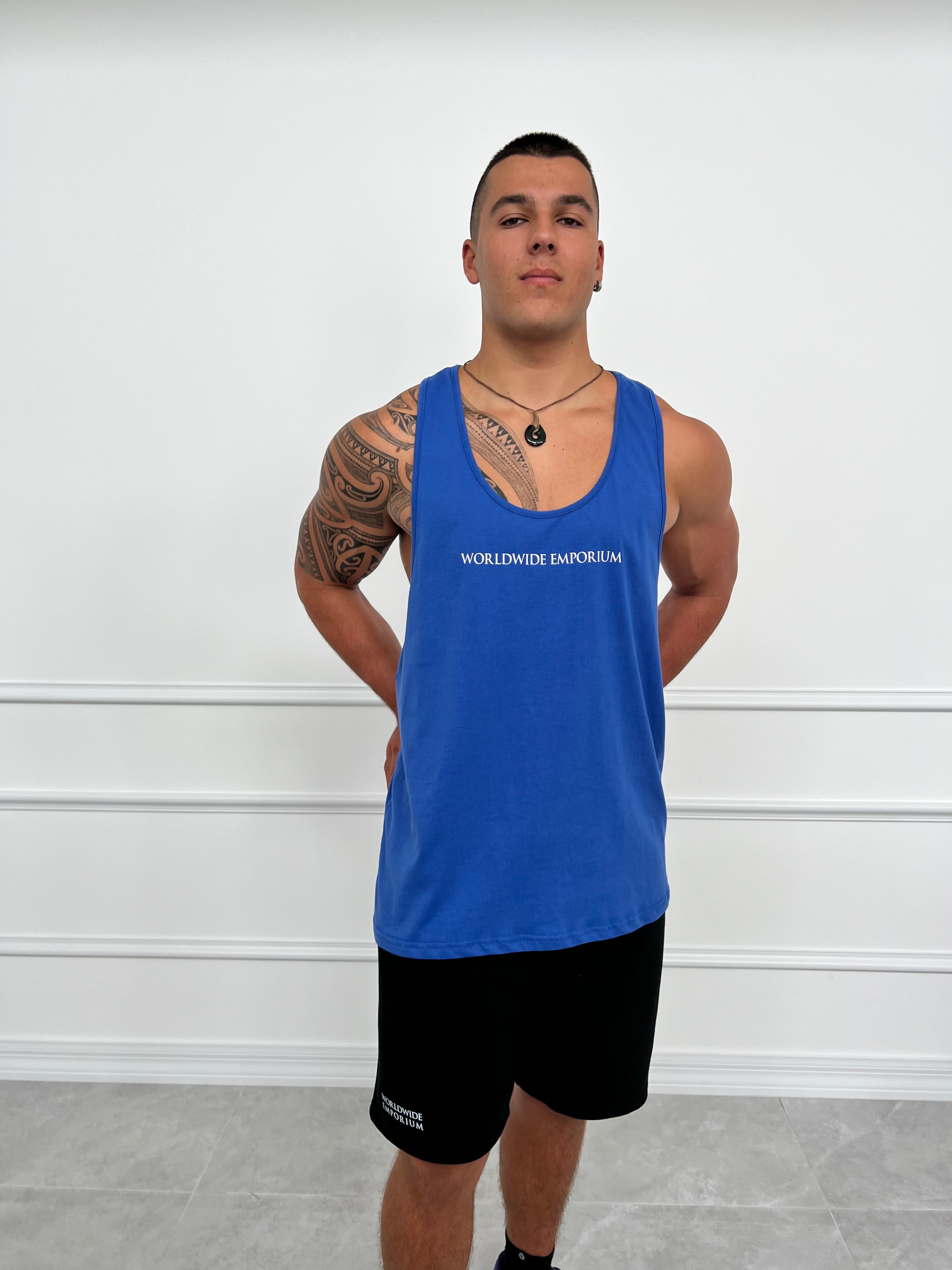 Men’s Royal blue singlet