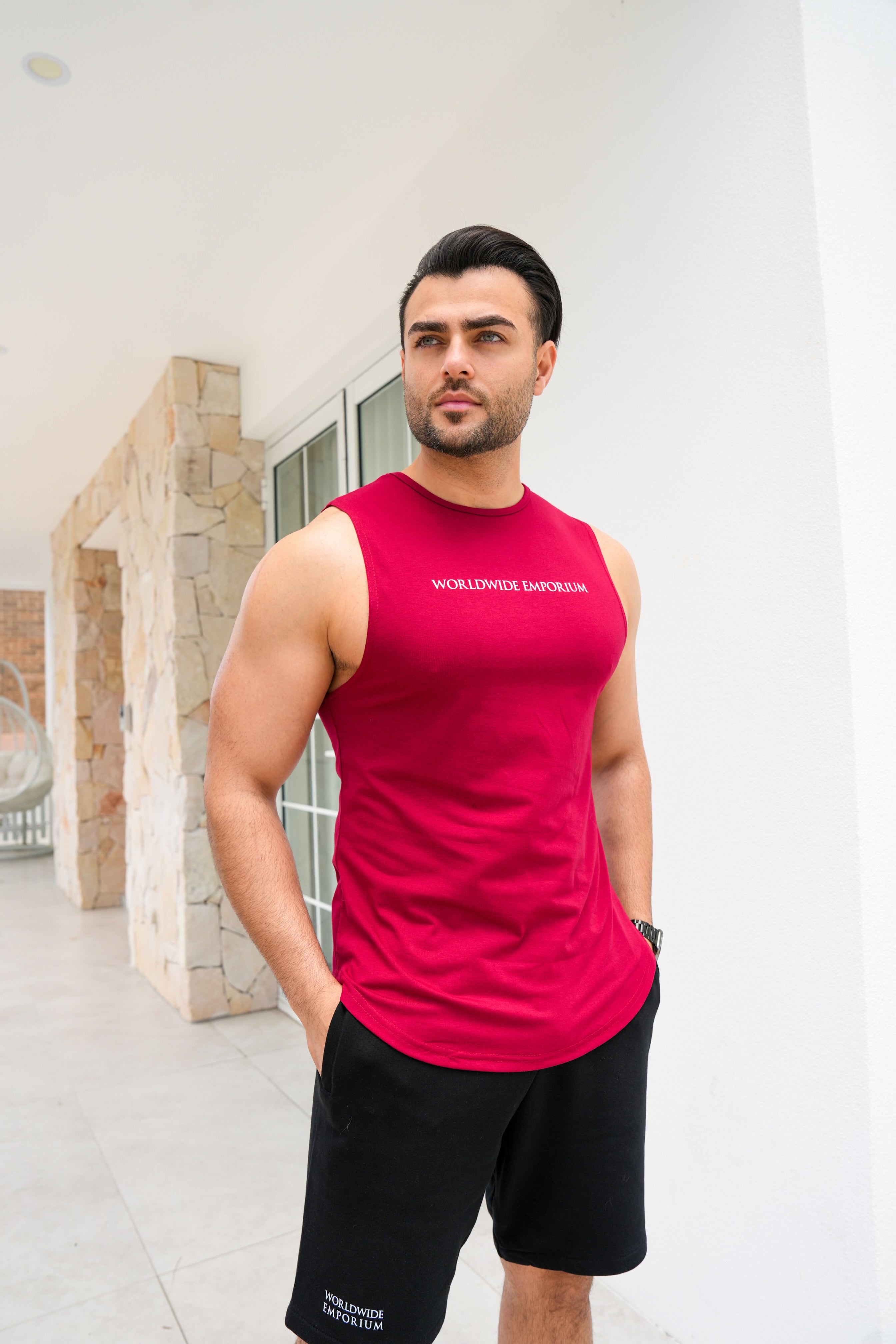 Burgundy Tank Top