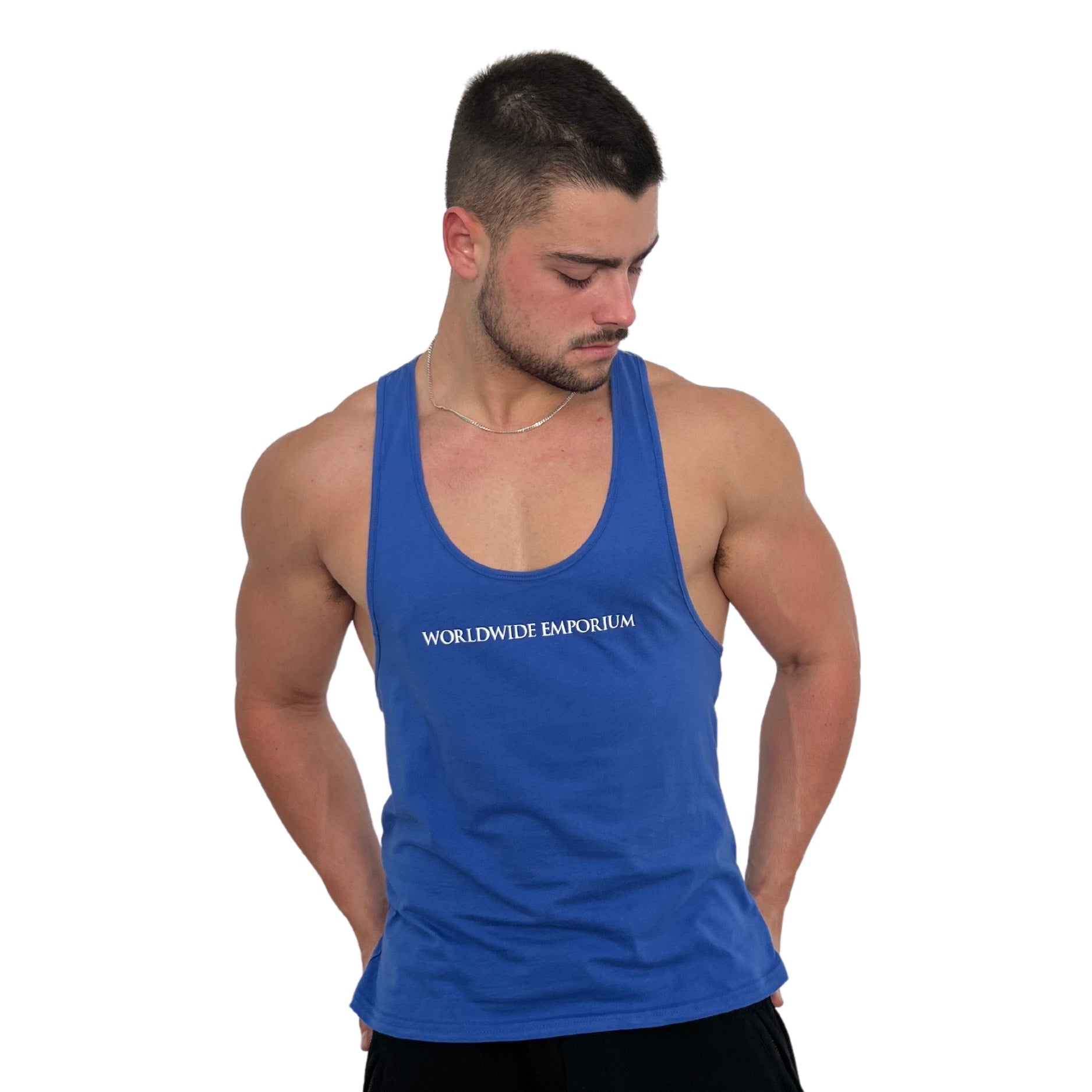 Men’s Royal blue singlet