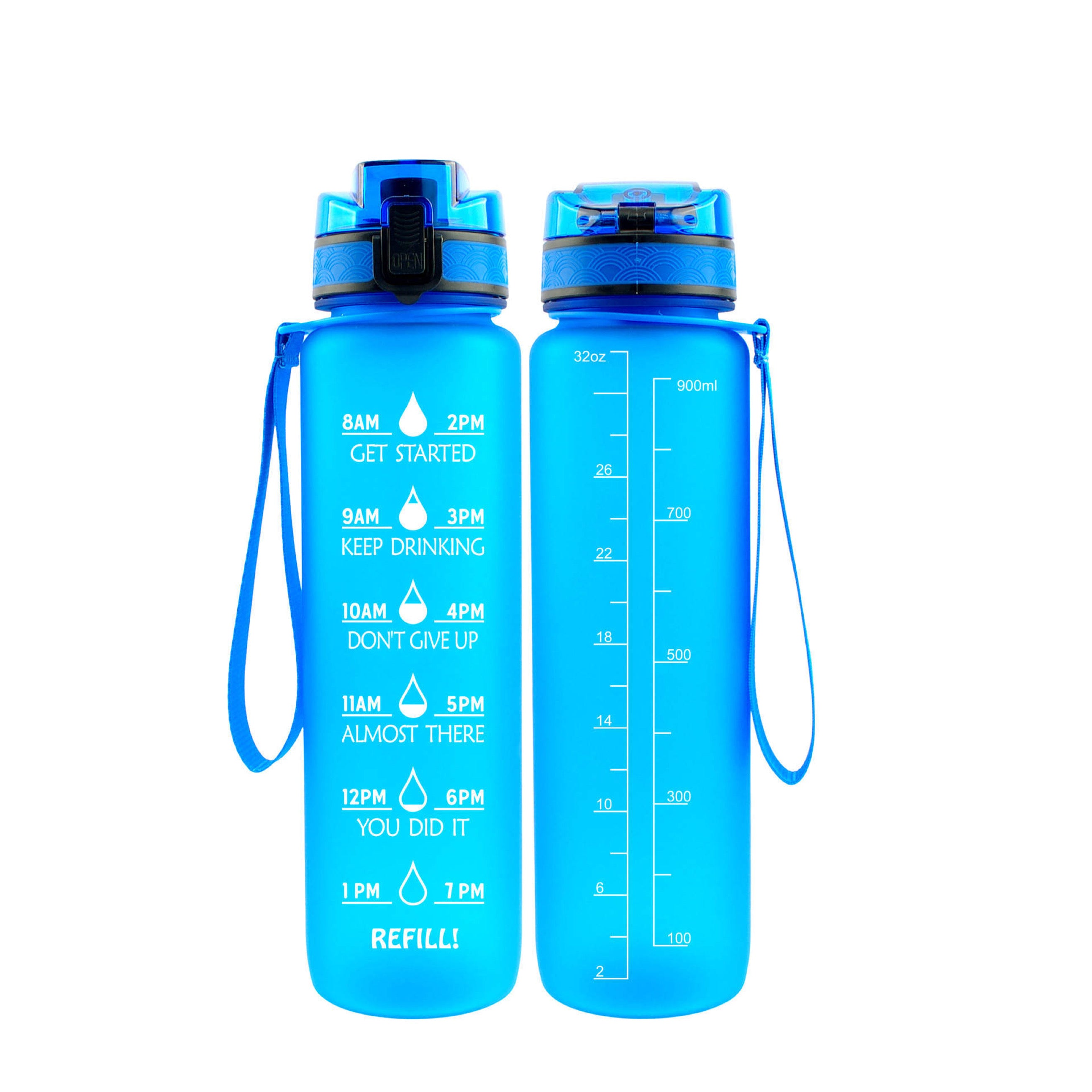 Blue Refill Water Bottle