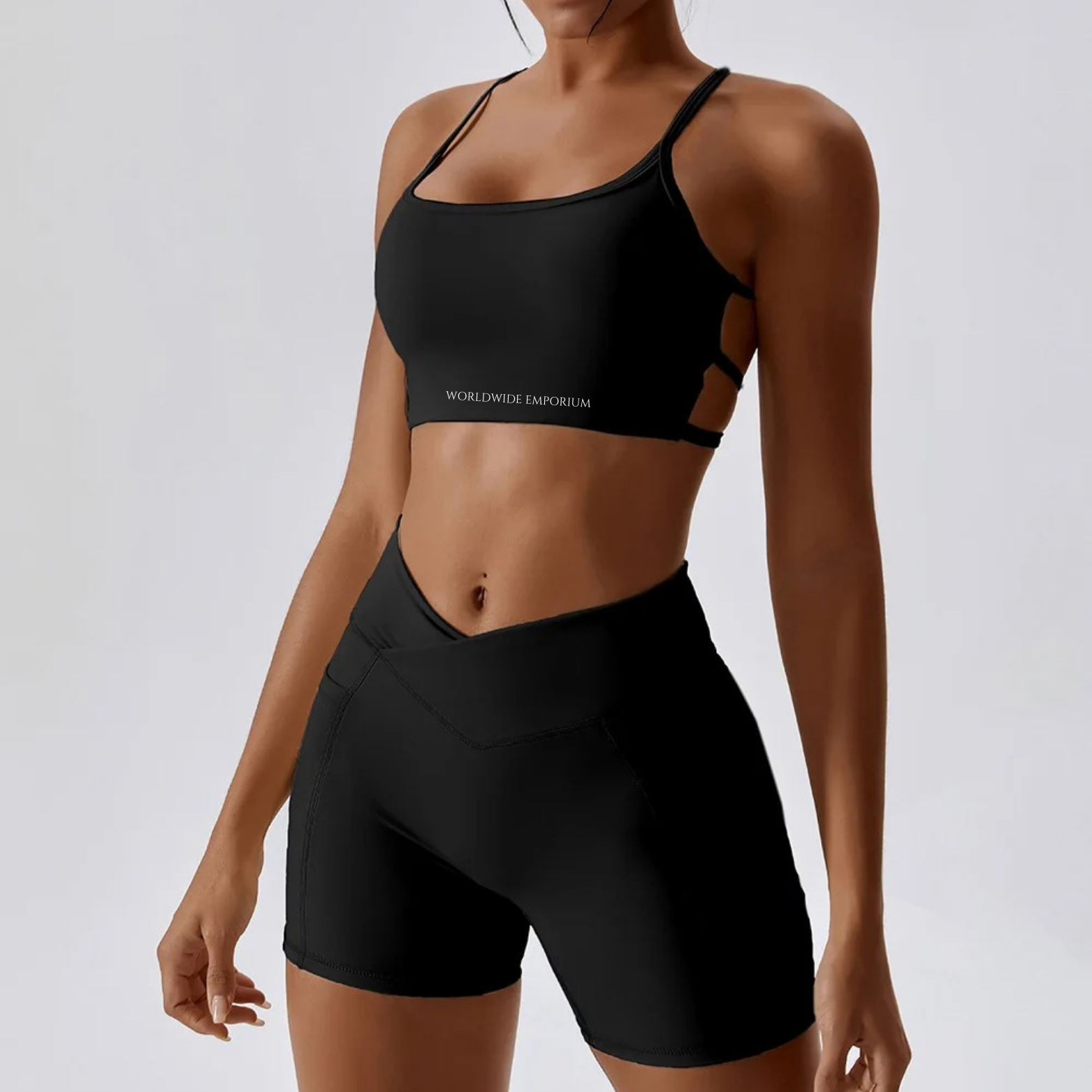 Bella Duo Set - Booty Shorts & Top | Activewear