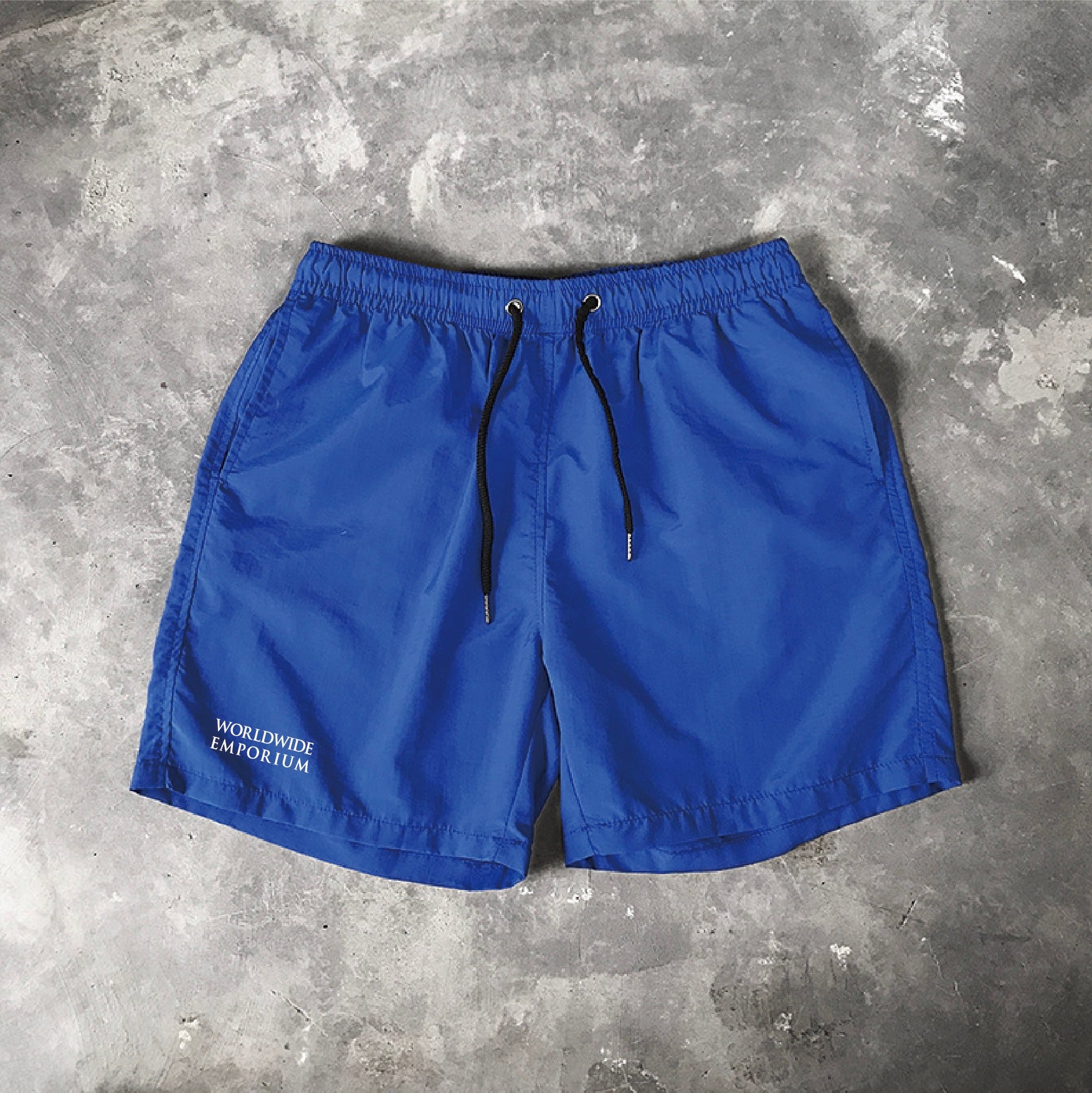 Royal blue woman shorts only