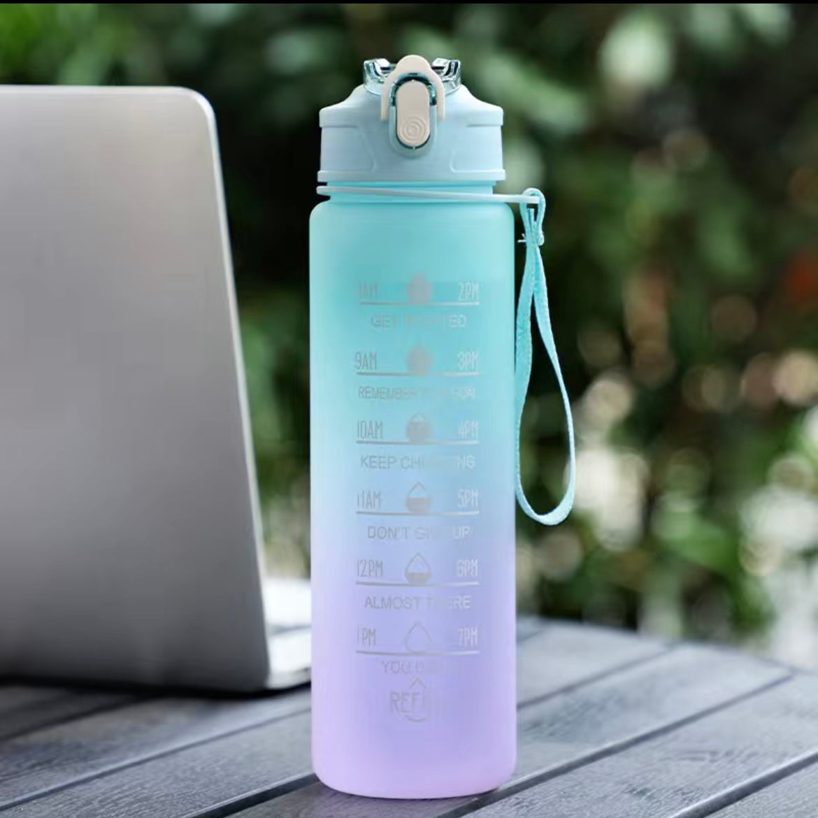 Blue and purple Water Bottle