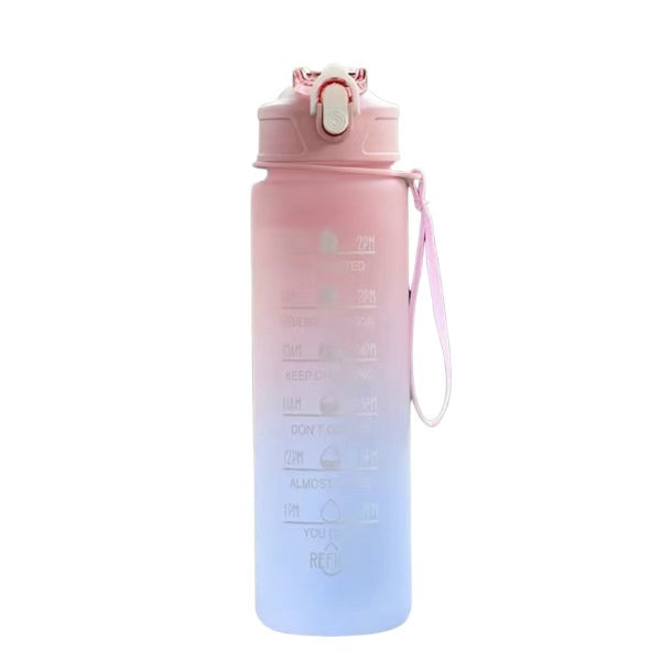 Pink and purple refill Water Bottle