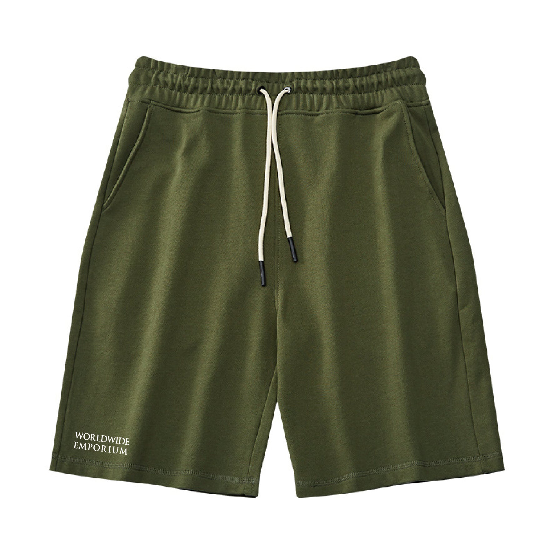 Khaki green shorts