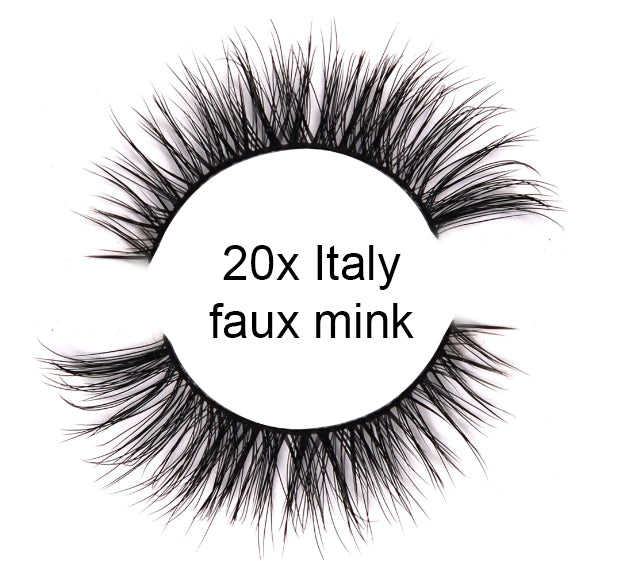 20 x Italy | Faux Mink