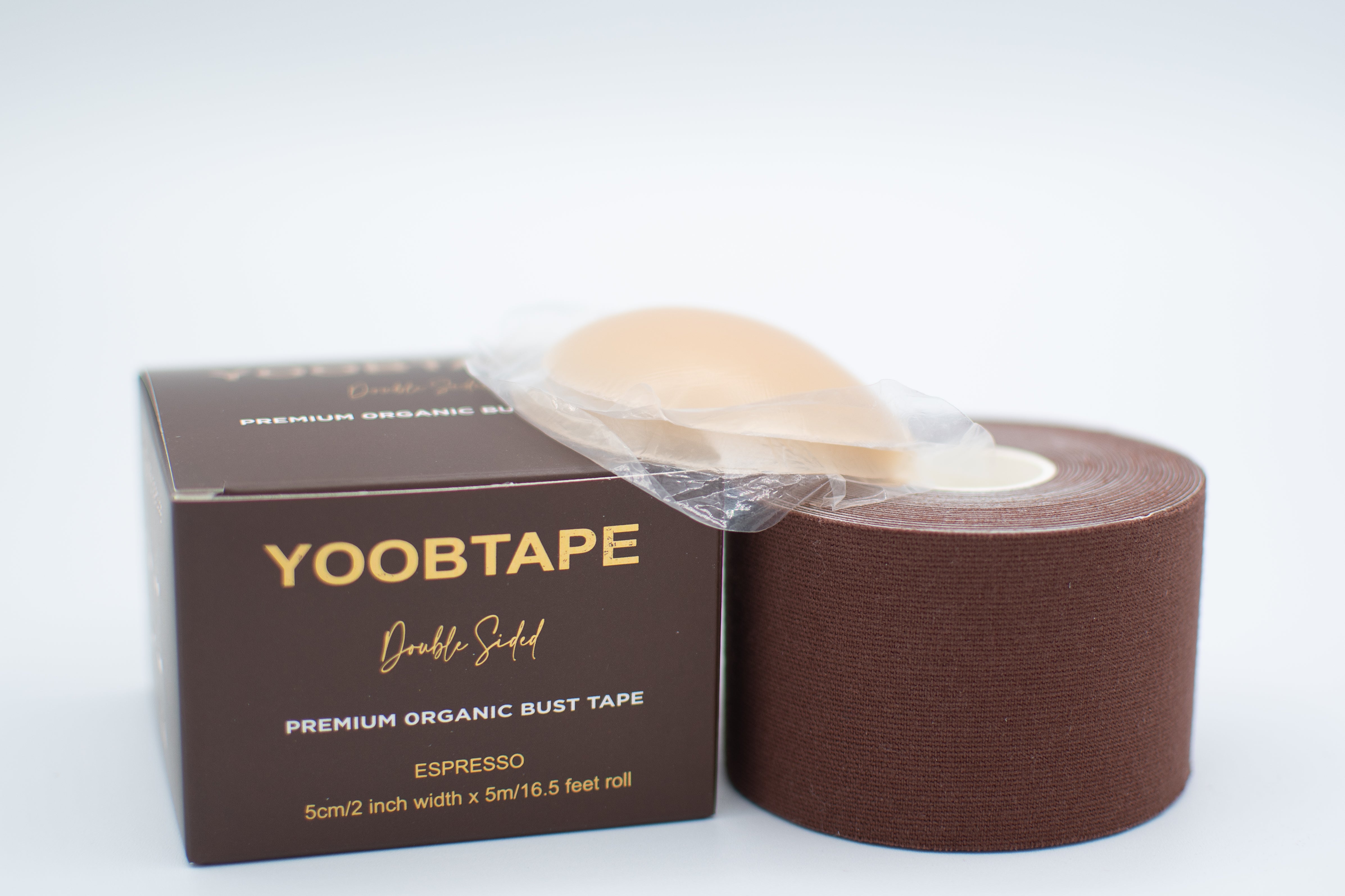 Boob Tape Premium Double Sided Bust Tape - Espresso