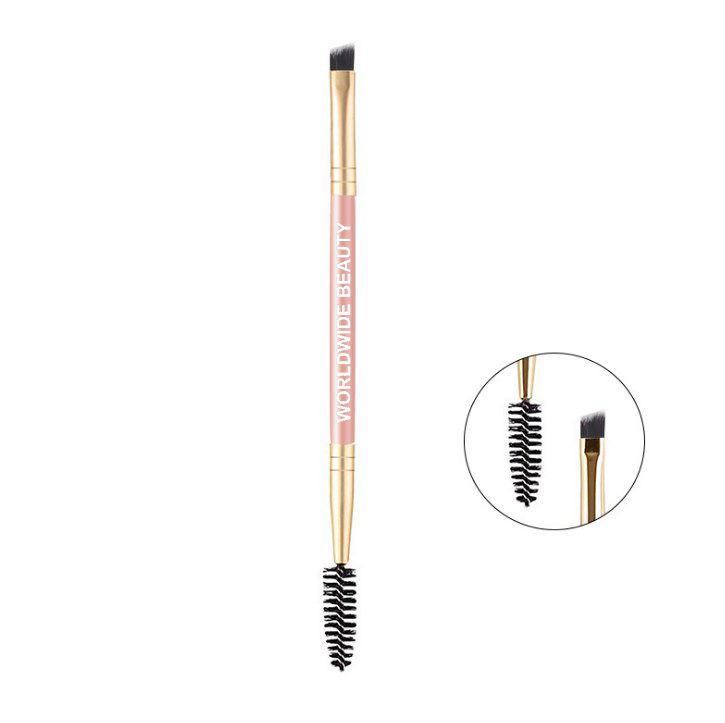 Pink Brow Spoolie and Angled Brush