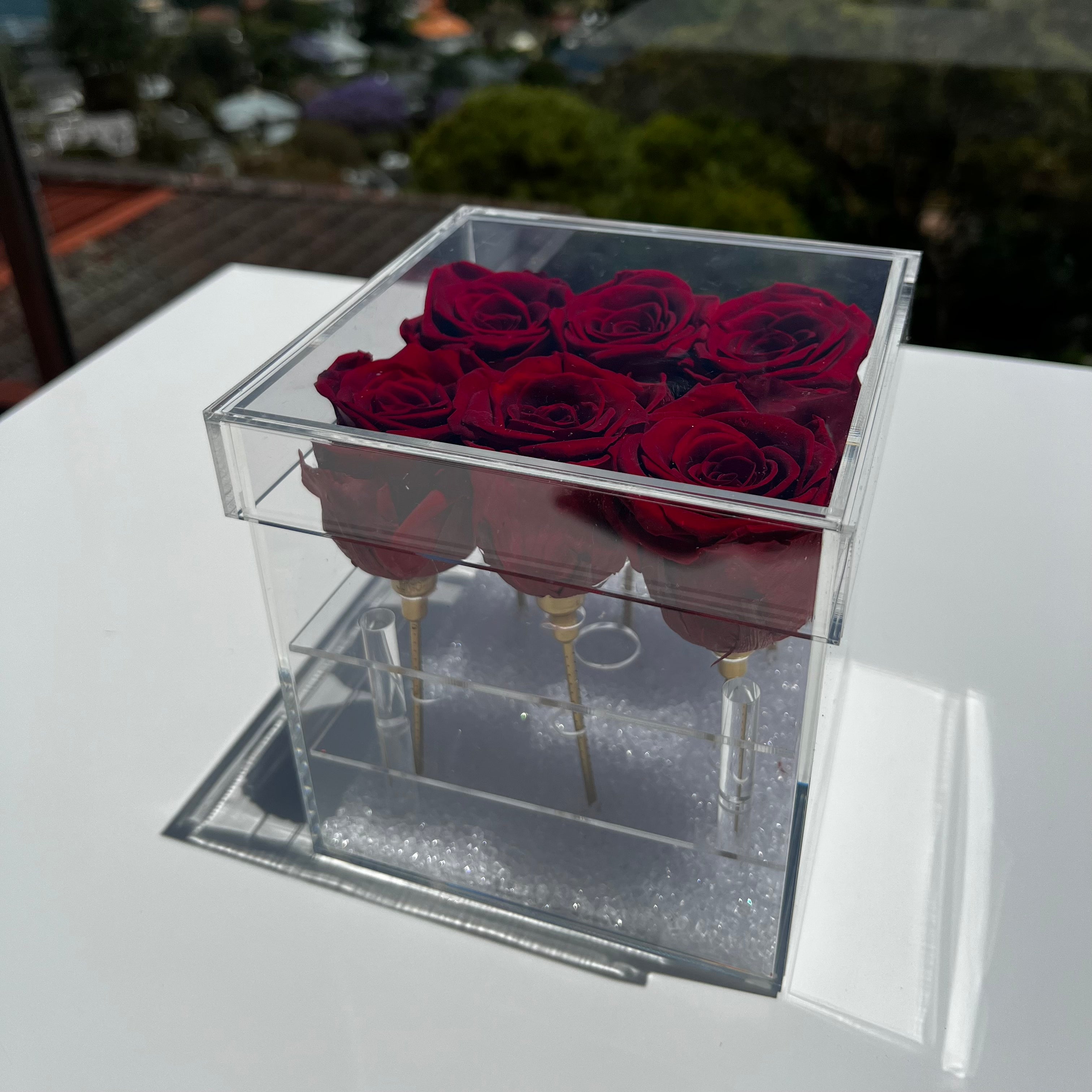 Worldwide Emporium Everlasting red roses